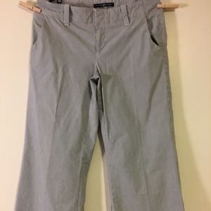 Gap striped wide leg cotton pants